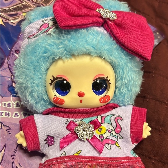 Liilas Zoo Kaola! Blue Plush Doll with Pink Outfit - Picture 3 of 6